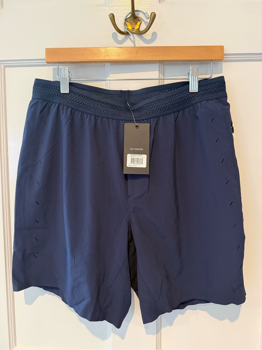 Ten Thousand Session Shorts 7” Lined Navy Blue NEW  Large L